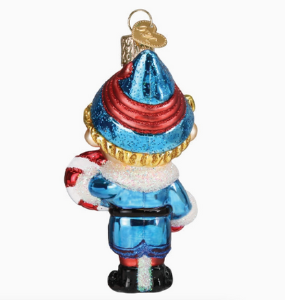 Hermey the Elf Ornament Blown Glass Ornament
