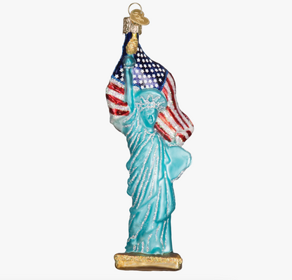 Statue of Liberty Blown Glass Ornament