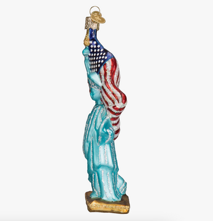 Statue of Liberty Blown Glass Ornament