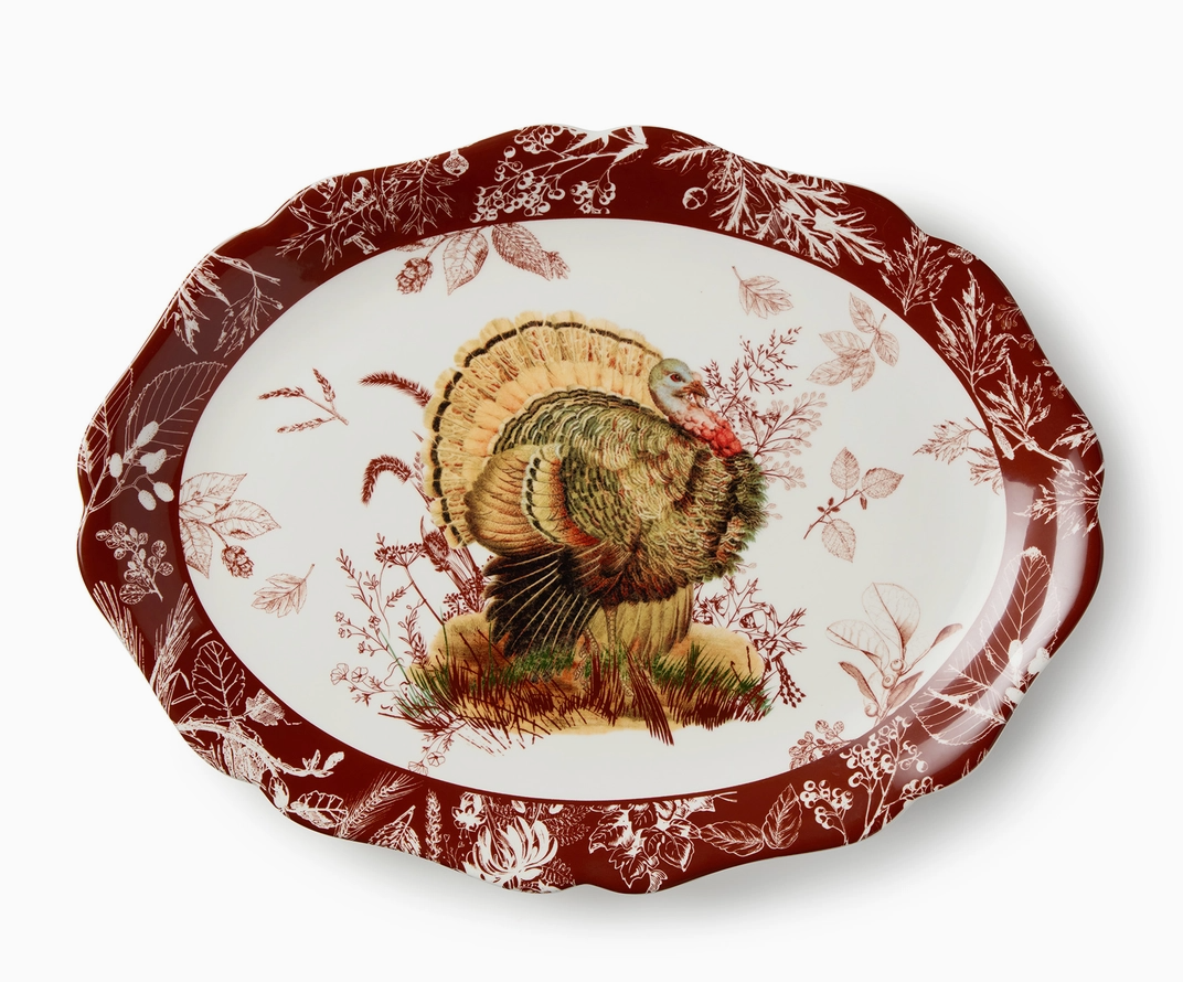 Pheasant Grove Oval Platter 16" X 12"
