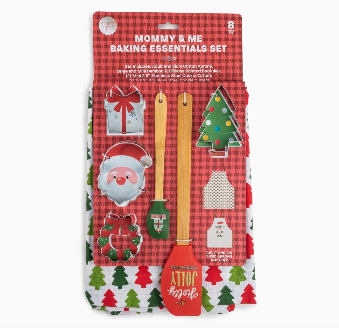 8pc Mommy & Me Apron Set - Santa's Little Helper - NY Gift Boutique
