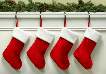 HangRight® Premium Classic Christmas Stocking with Fur Cuff (Ships Sept 6, 2026)