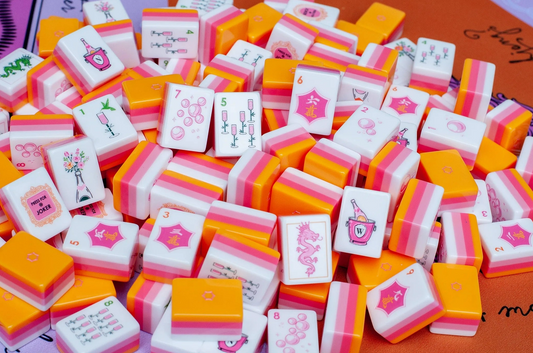 Bams & Bubbly American Mahjong Tile Set
