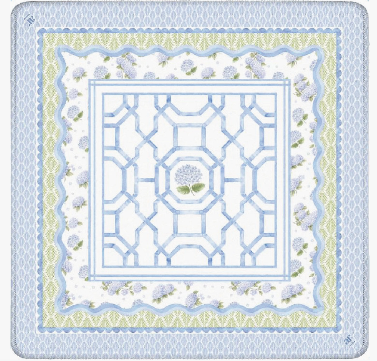House of Hydrangea Mahjong Mat