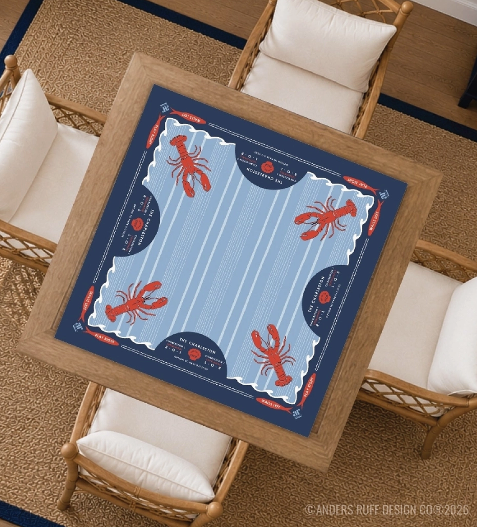 Harbor House Mahjong Mat