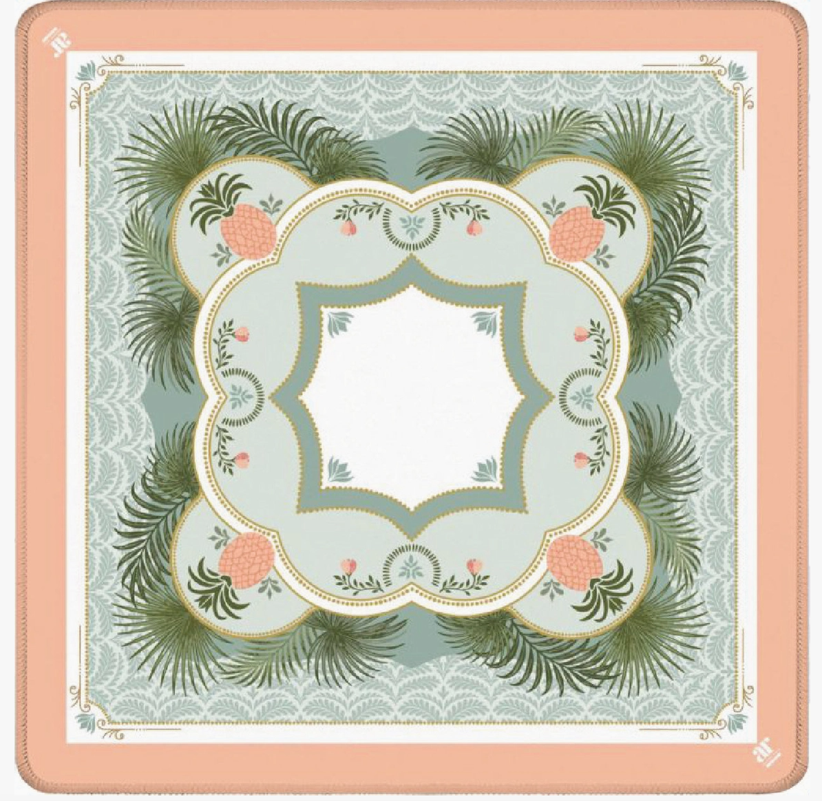 Pineapple Palms Mahjong Mat