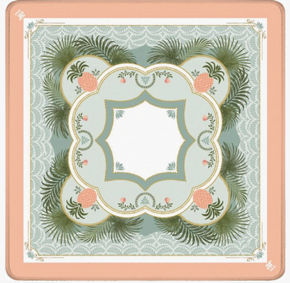 Pineapple Palms Mahjong Mat