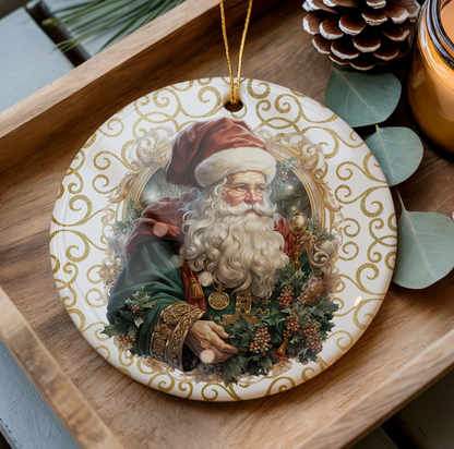 Vintage Old World Santa Christmas Ornament