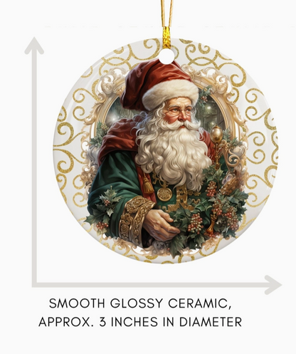 Vintage Old World Santa Christmas Ornament