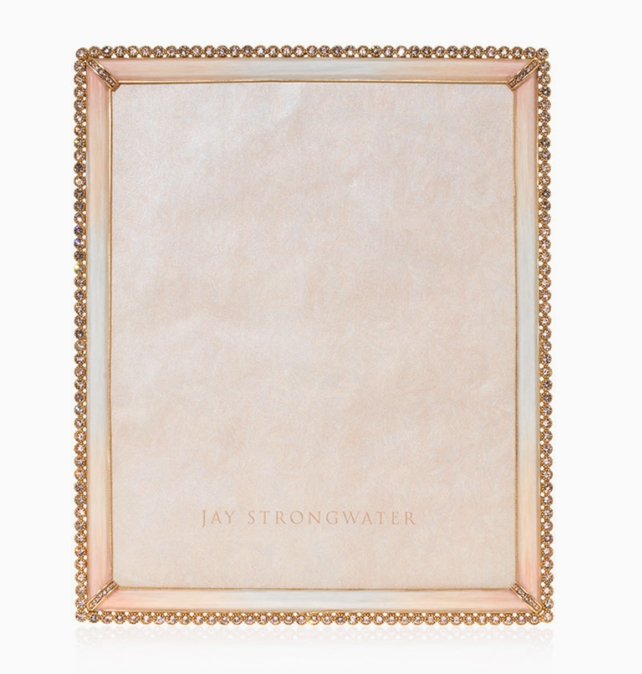 Jay Strongwater Laetitia Stone Edge 8" x 10" Frame – Boudoir