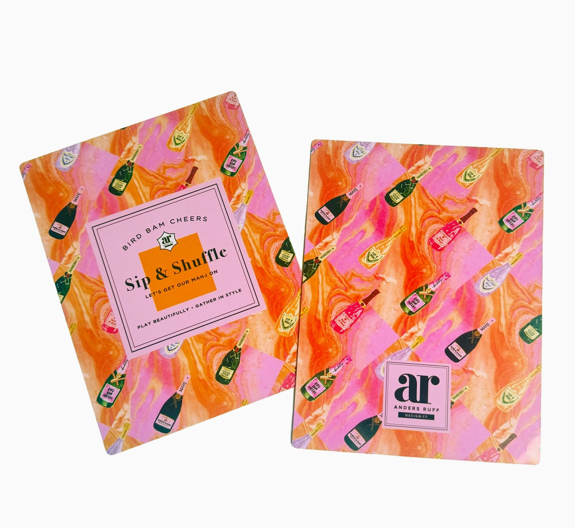 Sip & Shuffle Mahjong Tile Shufflers – Set of 2 | Anders Ruff