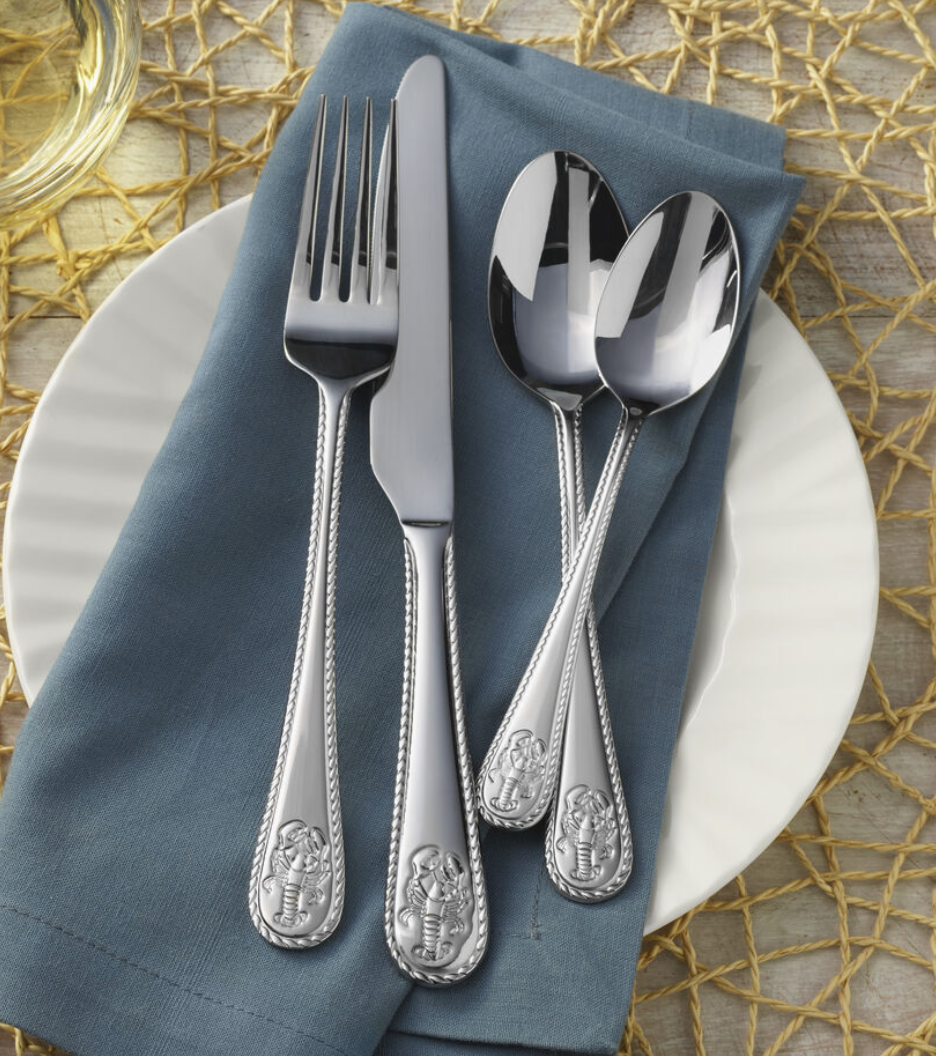 Towle Everyday Lobster 16-Piece Stainless Steel Flatware Set – Service for 4