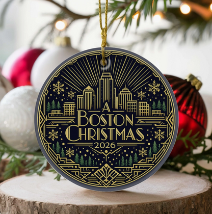 Boston Christmas 2026 Keepsake Ornament – 3 Styles