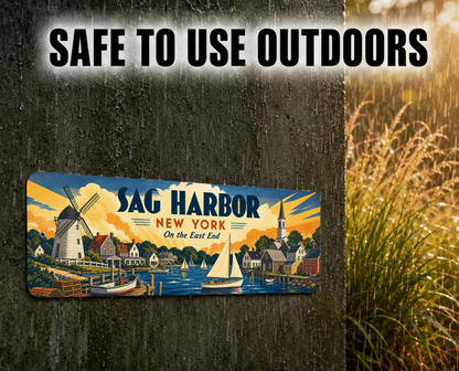 Sag Harbor New York Metal Sign – 4 Styles