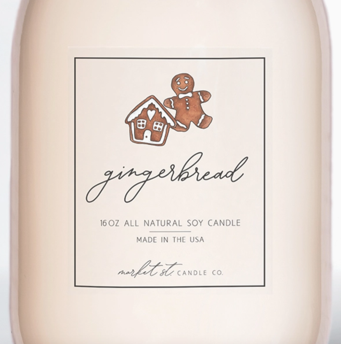 Gingerbread Classic Soy Candle – 16 oz