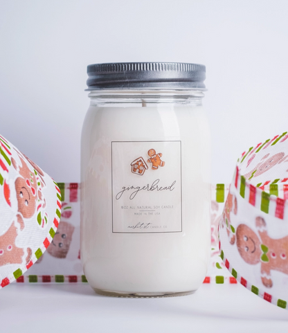 Gingerbread Classic Soy Candle – 16 oz