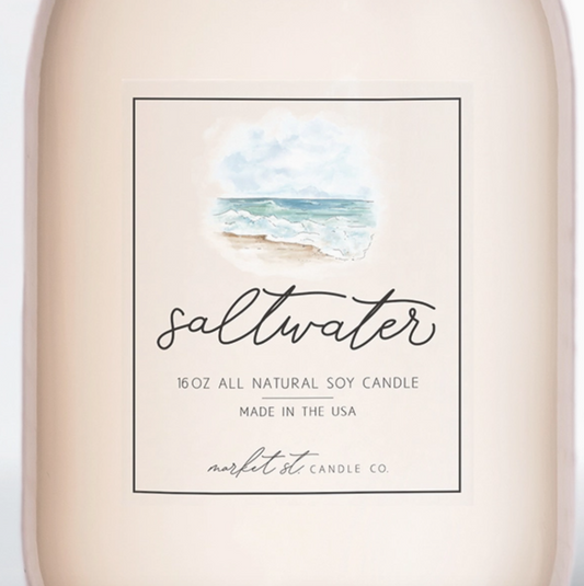 Saltwater Classic Soy Candle – 16 oz