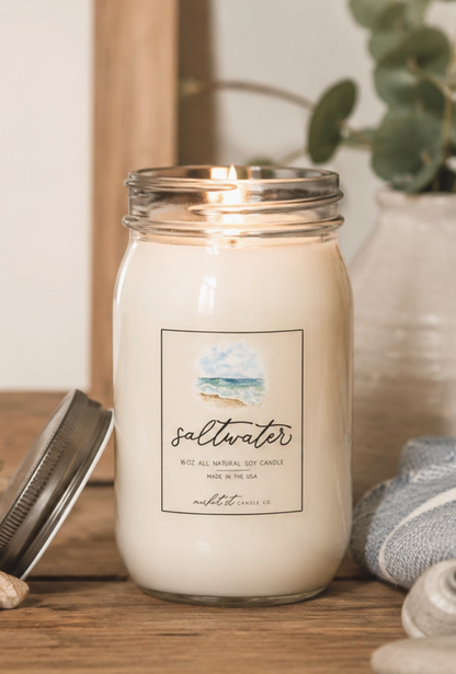 Saltwater Classic Soy Candle – 16 oz