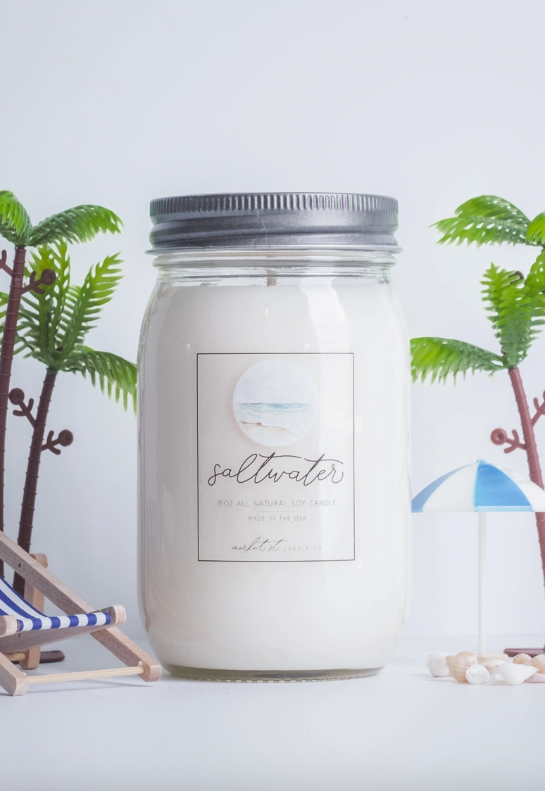 Saltwater Classic Soy Candle – 16 oz