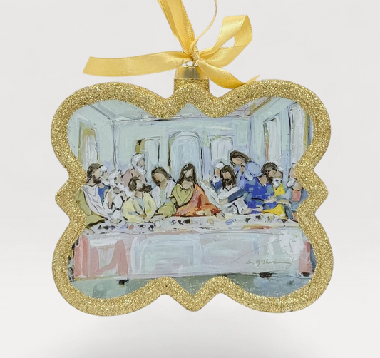 2026 Last Supper Blown Glass Christmas Ornament