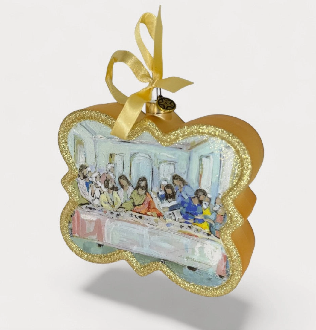 2026 Last Supper Blown Glass Christmas Ornament