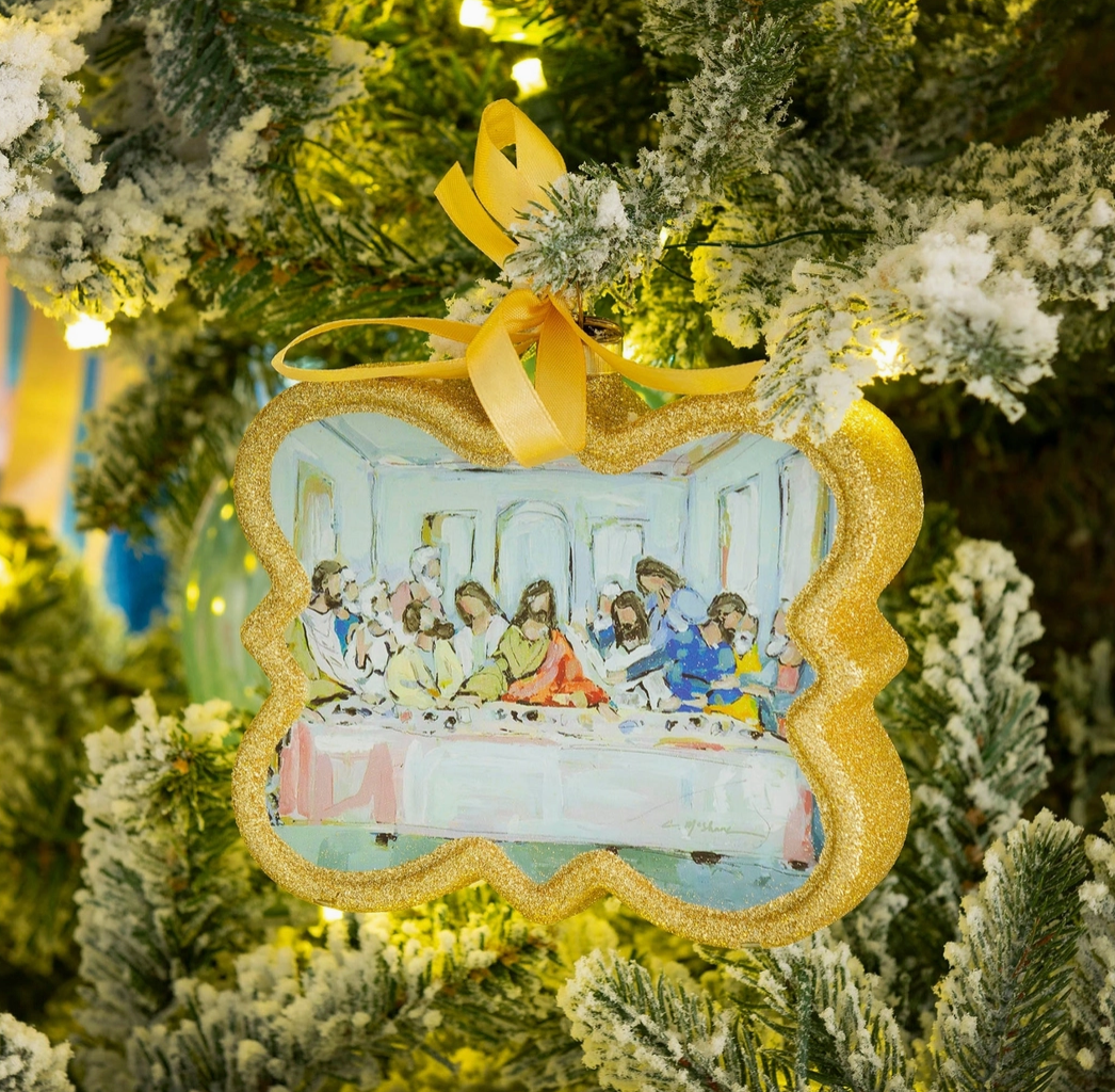 2026 Last Supper Blown Glass Christmas Ornament