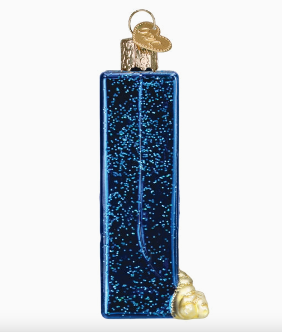 Box of Pasta Glass Christmas Ornament