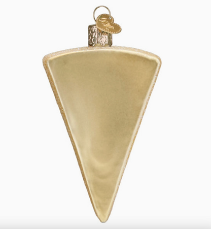 Parmesan Cheese Glass Christmas Ornament