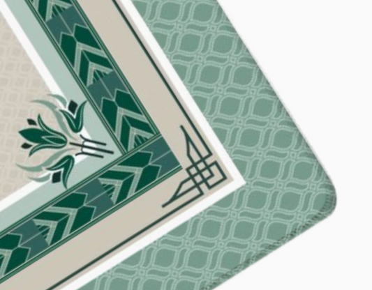 Gatsby's Feathered Affair Mahjong Mat – 33" x 33" | Anders Ruff - NY Gift Boutique