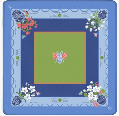 Bams & Bees Mahjong Mat – 33" x 33" | Anders Ruff