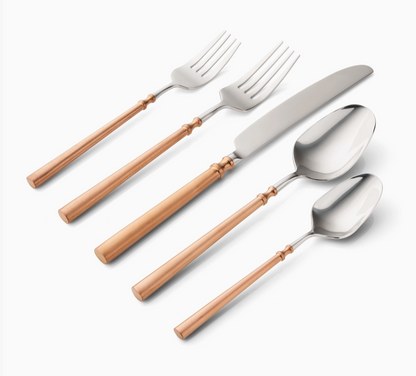 Regal Copper Handle 20-Piece Flatware Set – Service for 4