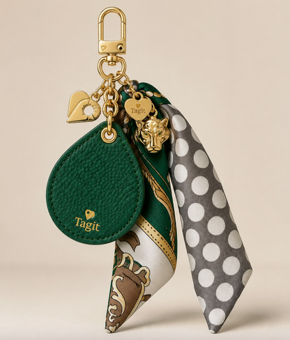 The Essentials Set – AirTag Wallet, Luggage Tag & Bag Charm