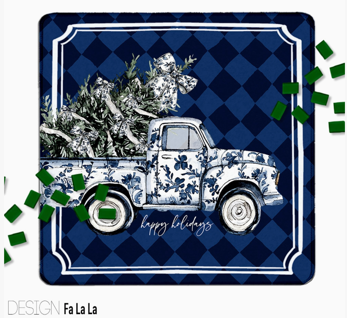 Christmas Mahjong Mat – Festive Holiday Designs | 24 Designs