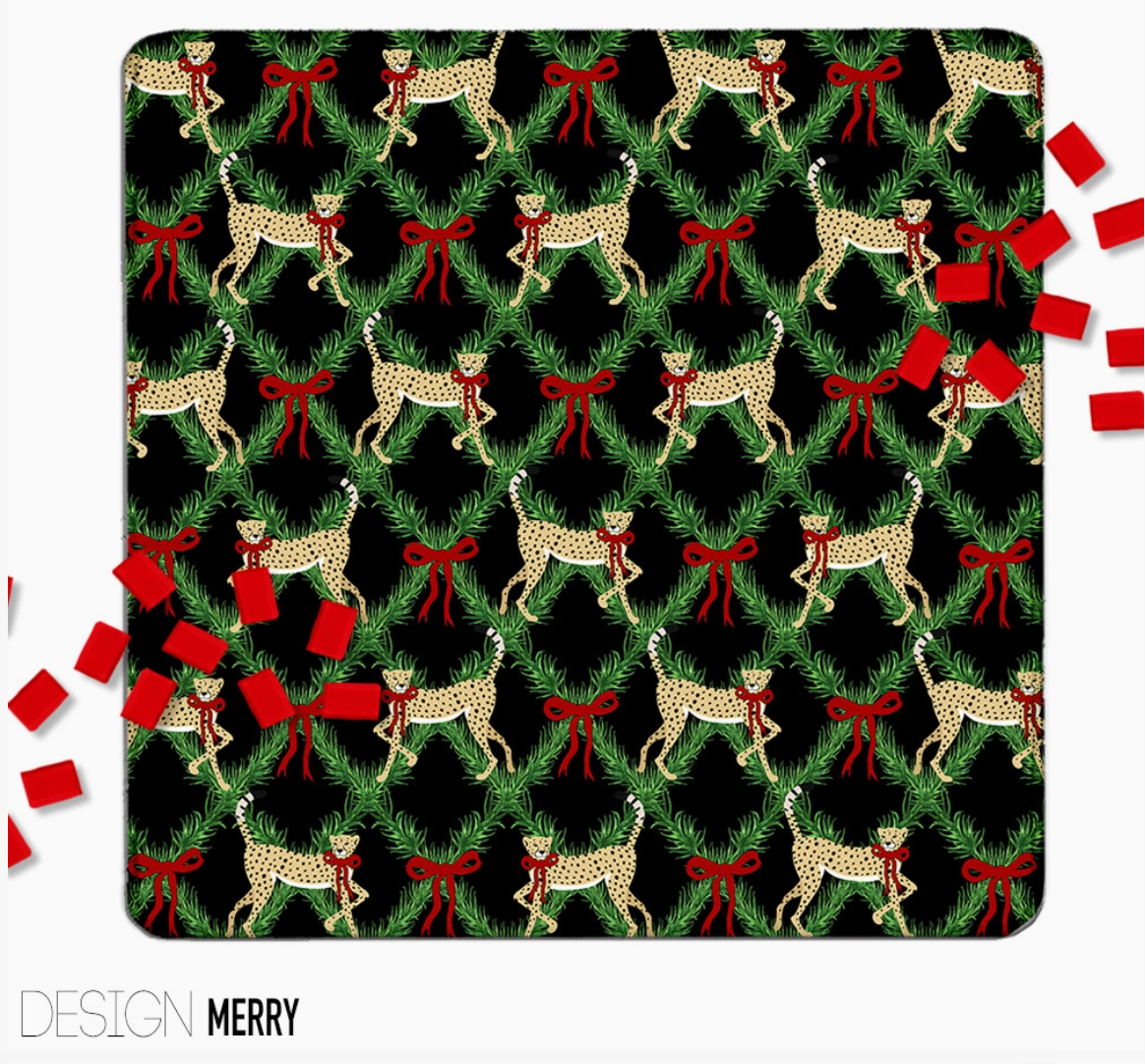 Christmas Mahjong Mat – Festive Holiday Designs | 24 Designs