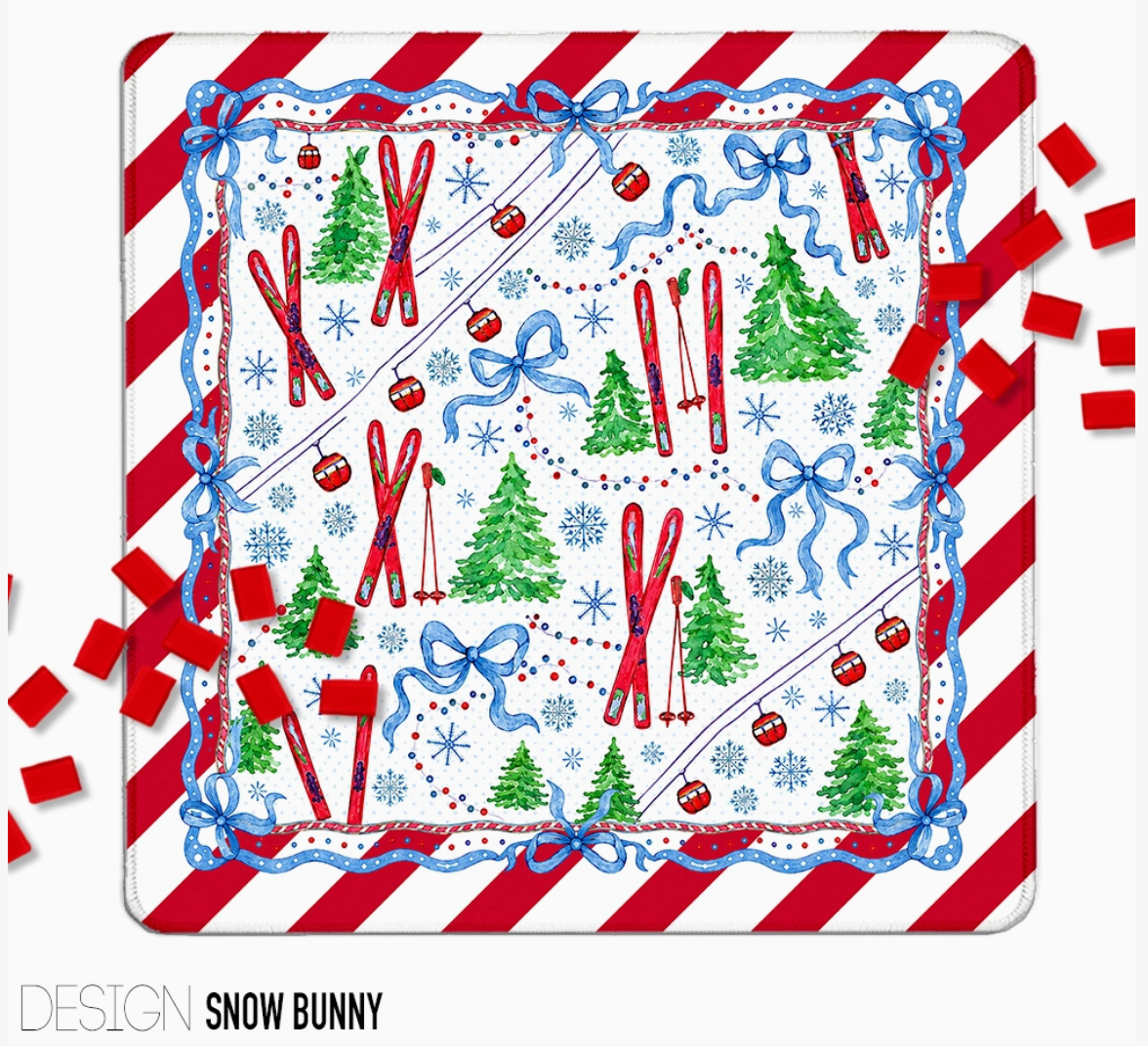 Christmas Mahjong Mat – Festive Holiday Designs | 24 Designs