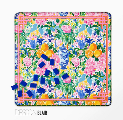 Preppy Mahjong Mat – Designer Prints | 13 Designs | Made in USA