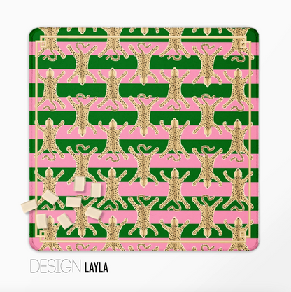 Preppy Mahjong Mat – Designer Prints | 13 Designs | Made in USA
