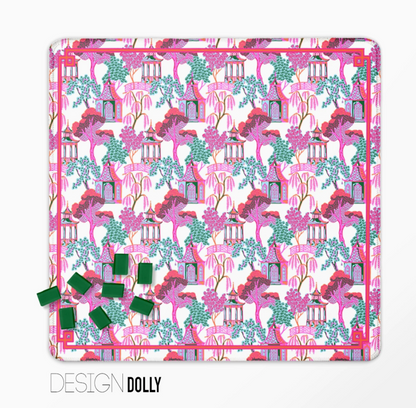 Preppy Mahjong Mat – Designer Prints | 13 Designs | Made in USA