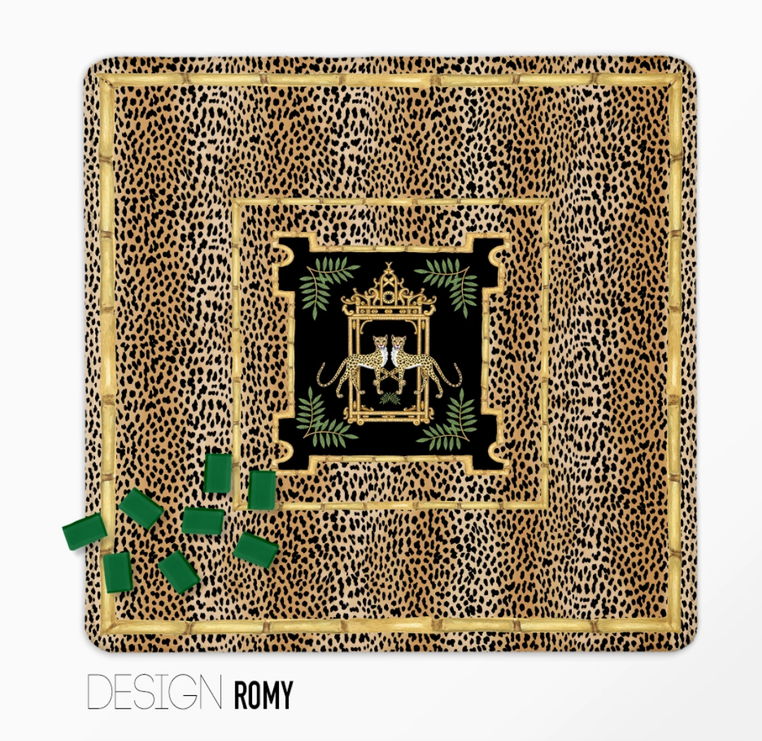 Preppy Mahjong Mat – Designer Prints | 13 Designs | Made in USA