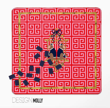 Preppy Mahjong Mat – Designer Prints | 13 Designs | Made in USA