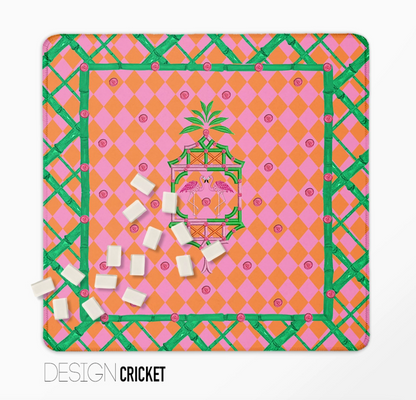Preppy Mahjong Mat – Designer Prints | 13 Designs | Made in USA