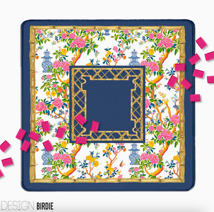 Preppy Mahjong Mat – Designer Prints | 13 Designs | Made in USA
