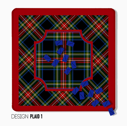 Classic Tartan & Plaid Mahjong Mat – 12 Designs