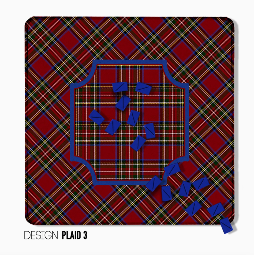 Classic Tartan & Plaid Mahjong Mat – 12 Designs
