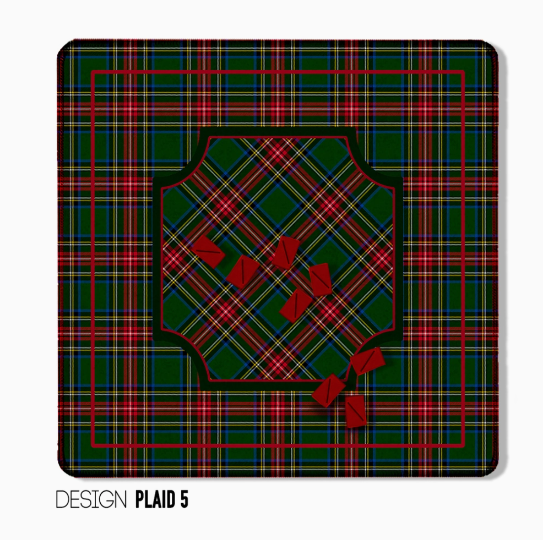 Classic Tartan & Plaid Mahjong Mat – 12 Designs