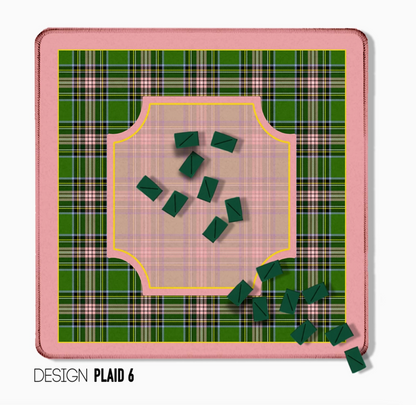 Classic Tartan & Plaid Mahjong Mat – 12 Designs