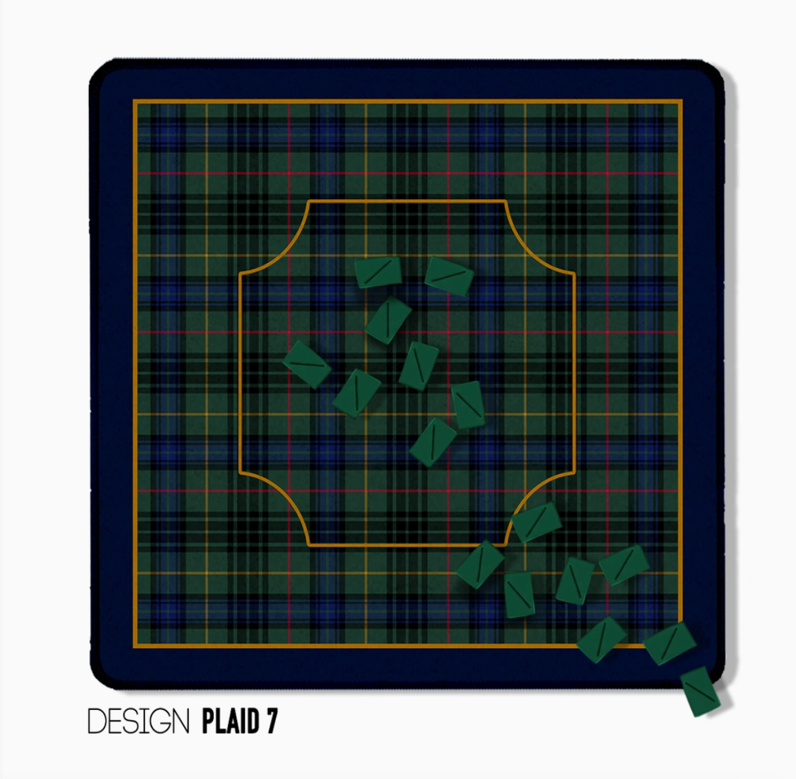 Classic Tartan & Plaid Mahjong Mat – 12 Designs