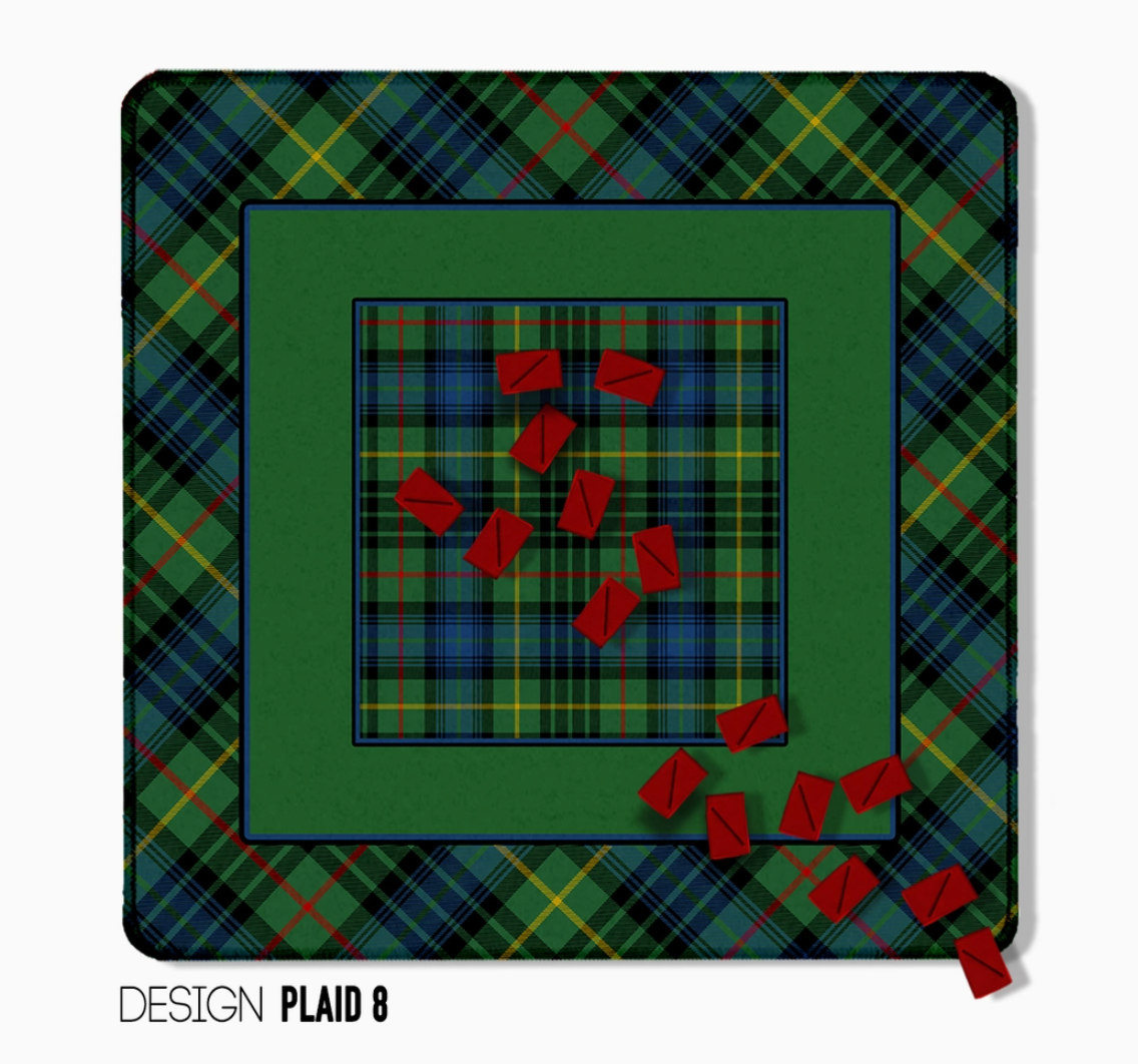 Classic Tartan & Plaid Mahjong Mat – 12 Designs