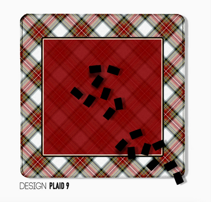Classic Tartan & Plaid Mahjong Mat – 12 Designs