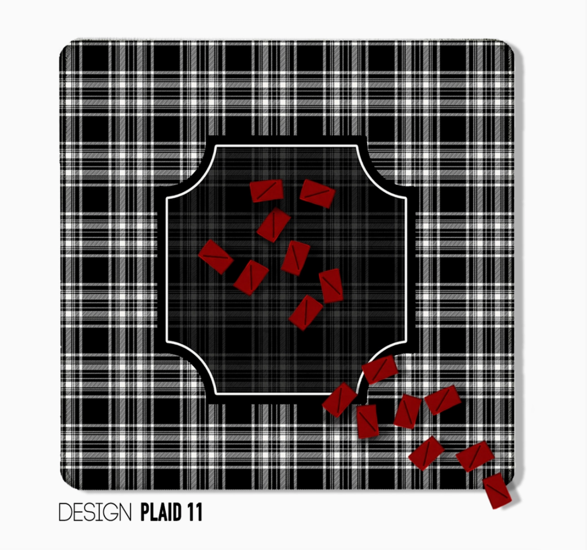Classic Tartan & Plaid Mahjong Mat – 12 Designs
